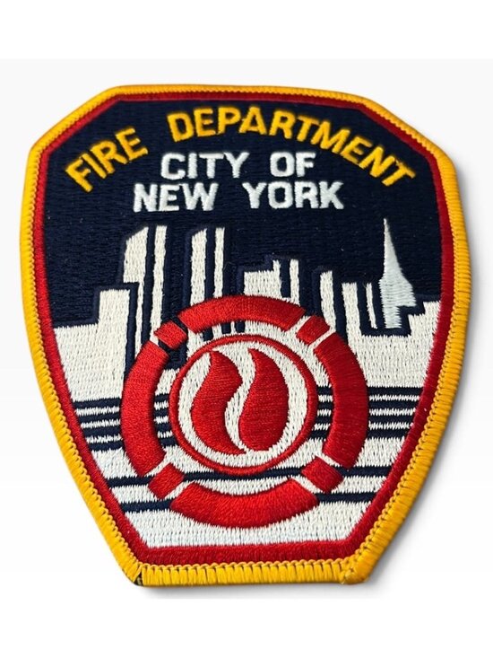 Unbranded Other - Vintage Fire Department City of New York Shield Iron On Embroidered Patch